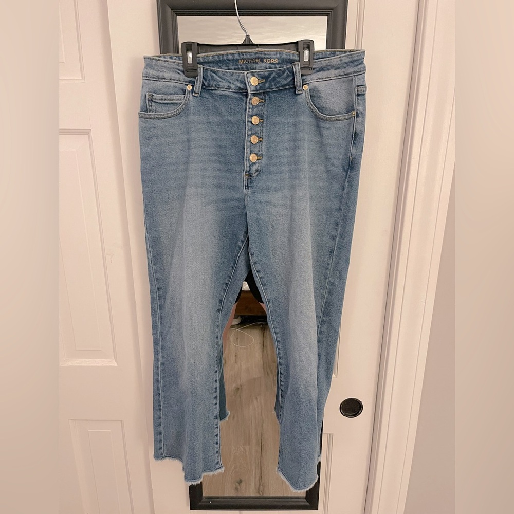 Michael Kors Blue Straight Leg Jeans
